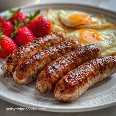 Breakfast Beef Sausage: Savory Sage & Maple Flavor