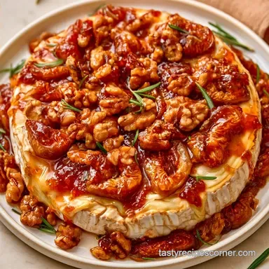 Brie and Fig Jam with Walnuts
