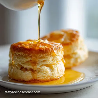 Honey Butter Buttermilk Biscuits Recipe Card