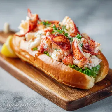 Lobster Roll Recipe: Butter Poached and Zesty for 4 Servings
