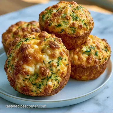Cheese Zucchini Muffins in 30 Minutes Recipe Card