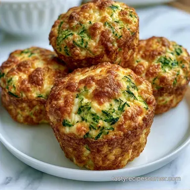 Cheese Zucchini Muffins in 30 Minutes