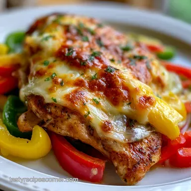 Cheesy Fajita Baked Chicken for 6