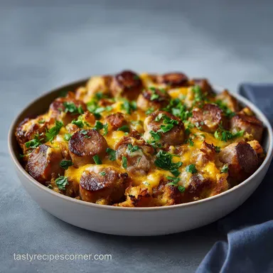 Cheesy Stuffing Sausage Balls for 30 Servings | Crispy Baked