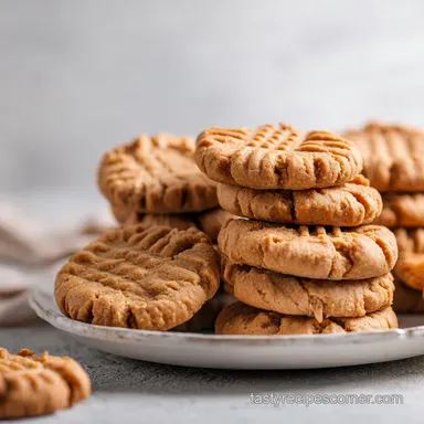 Peanut Butter Cookies: Ultimate Chewy Classic Fork Pattern