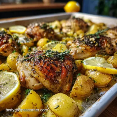 Chicken with Potato Baked: Crispy & Tender Recipe Card