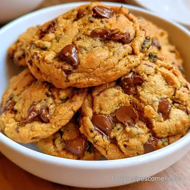 Chocolate Chip Zucchini Cookies for 18 Recipe Card