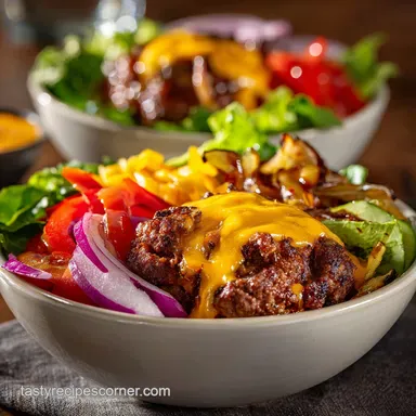 Burger Bowl Recipe: The Healthy Deconstructed Cheeseburger Done Right