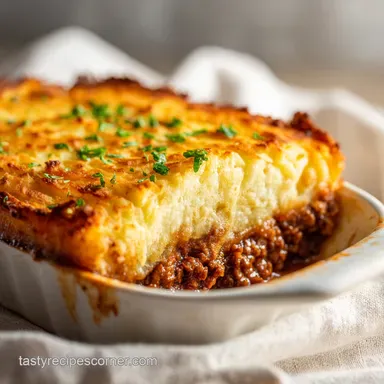Shepherd's Pie Recipe with Ground Lamb for 8 Servings Recipe Card