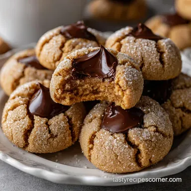 Peanut Butter Blossom Cookies: The Softest Crinkle-Top Recipe