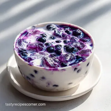 Butterfly Pea Boba Tea with Coconut Milk