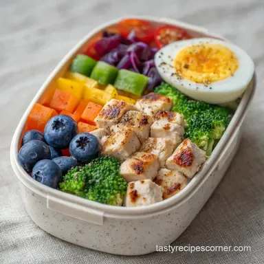 Cold Bento Box Lunch in 20 Minutes Recipe Card