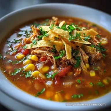 Cozy Chicken Tortilla Soup in 30 Minutes