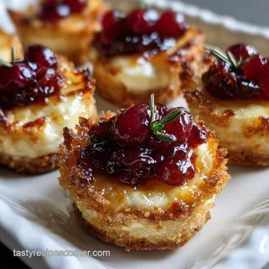 Cranberry Brie Bites in 27 Minutes Recipe Card