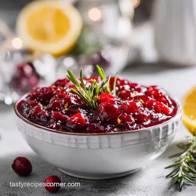 Super Easy Cranberry Sauce Recipe in 15 Minutes Recipe Card