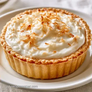 Coconut Pie with Cream of Coconut Recipe