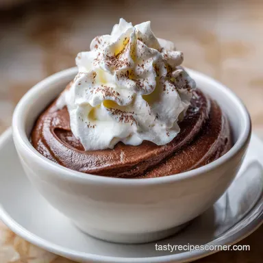 Chocolate Mousse in 10 Minutes Recipe Card