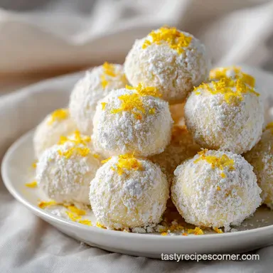 Lemon Truffles in 15 Minutes Recipe Card