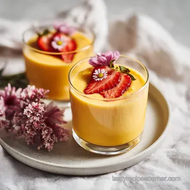 Mango Strawberry Smoothie: Velvety Blend in 5 Minutes Recipe Card