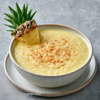 Pineapple Smoothie with Coconut Milk