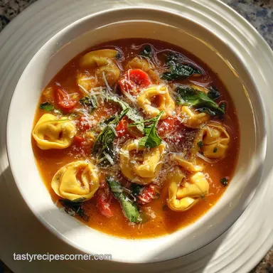 Creamy Tortellini Soup: Ready in 30 Min Recipe Card