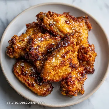 Air Fry Chicken Wings for 4 Servings: Crispy and Golden Result