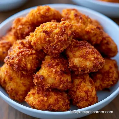 Crispy Chicken Bites in 25 Minutes Recipe Card