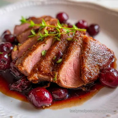 Duck Breast: Pan-Seared Recipe for Crispy Skin Med-Rare Temp