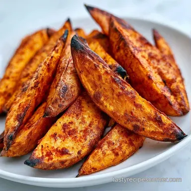Sweet Potato Wedges: Crispy Roasted Recipe Card