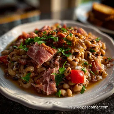 Crock Pot Hoppin John with Smoked Ham: Smoky Flavor