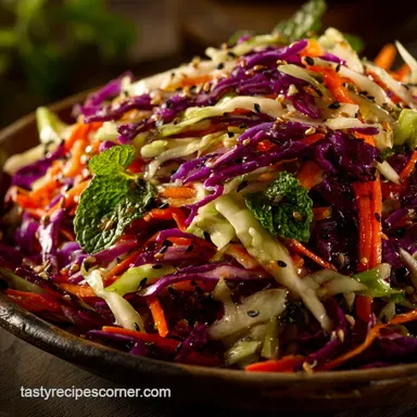 Asian Slaw Recipe: The Ultimate Crunchy Ginger-Sesame Side Dish