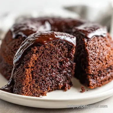 Death by Chocolate Cake Recipe for 12 Servings Recipe Card