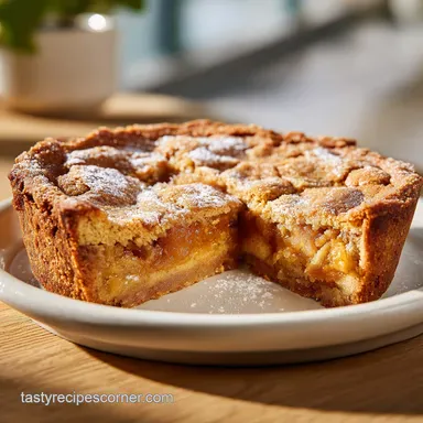 Deep Dish Cookie Pie for 8 Servings Recipe Card