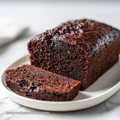 Double Chocolate Zucchini Bread Baked in 1 Hour 20 Minutes Recipe Card