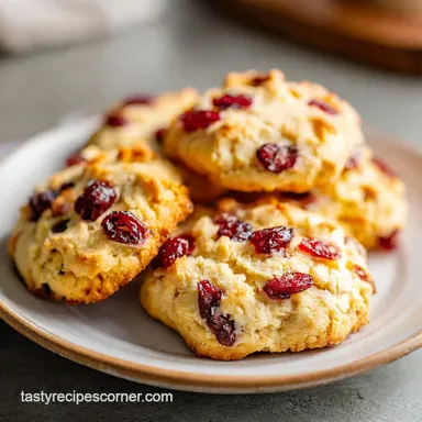 Easy Cranberry Orange Cookies in 25 Minutes Recipe Card