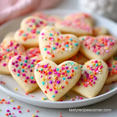 Easy Galentines Party Food with Heart-Shaped Sugar Cookies: Party-Ready Recipe Card