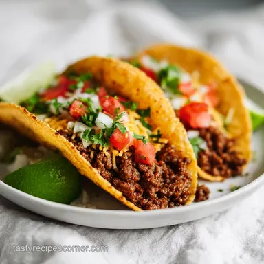 Ground Beef Tacos: Silky Beef with Spice-Kissed Flavor in 30 Minutes