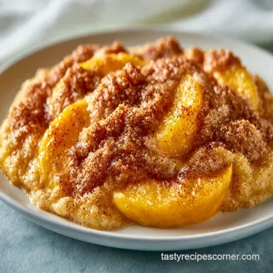 Best Fresh Peach Cobbler Recipe Recipe Card