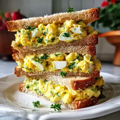 Egg Salad Sandwich Recipe - Quick Prep for 1