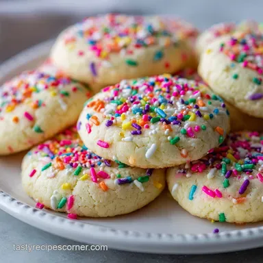 Egg Sprinkle Cookies for 24 Servings