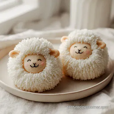 Fluffy Sheep Sugar Cookies for 24 Servings