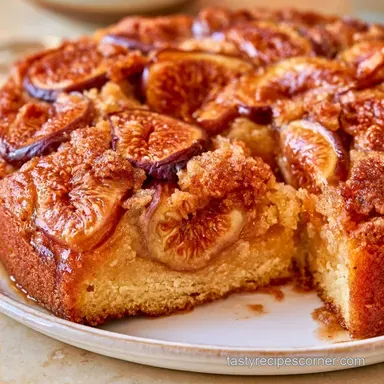 Fresh Fig Coffee Cake for 12 Servings