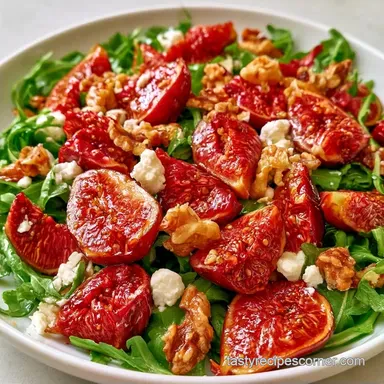 Fresh Fig Feta Salad in 15 Minutes