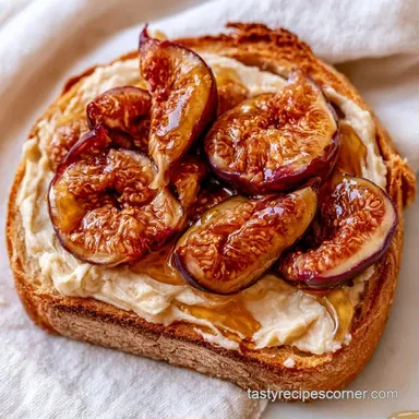 Fig Honey Toast in 10 Minutes Recipe Card