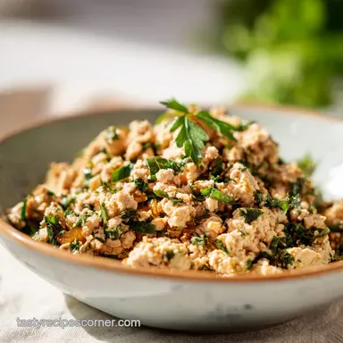Ground Chicken Recipe with Garlic and Herbs in 20 Minutes