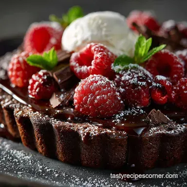 Gluten Free Desserts: The Decadent Brownie Tart Showstopper