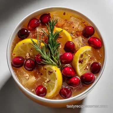 Christmas Cocktails: Make-Ahead Winter Solstice Gin Punch Recipe Card