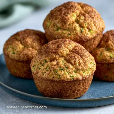 Gluten Free Zucchini Muffins in 50 Minutes Recipe Card