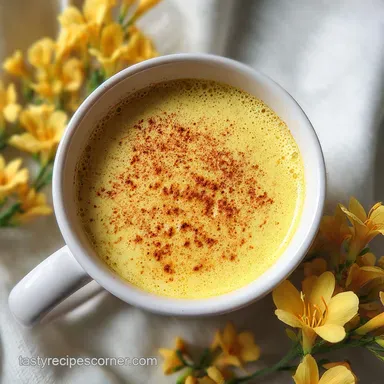Golden Milk Recipe in 7 Minutes | Turmeric Milk Recipe Card