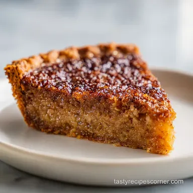 Salted Greek Honey Nut Pie for 10 Servings Recipe Card